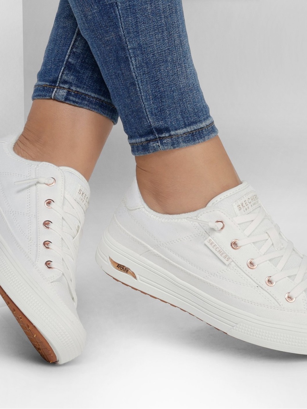 Skechers Women's Arch Fit Arcade-See Ya There  Slip-ins Sneakers Size 10 - Picture 10 of 11